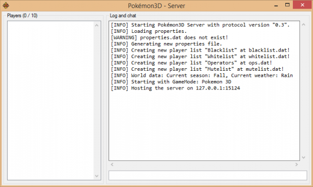 Pokémon3D Server