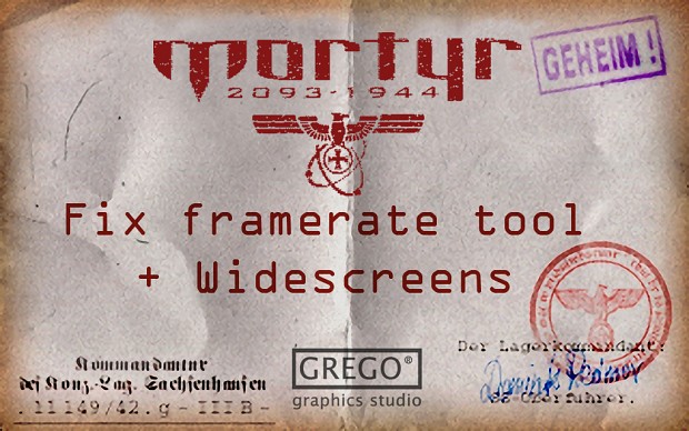 Mortyr 1944-2093 fix fraps + widescreen resolution