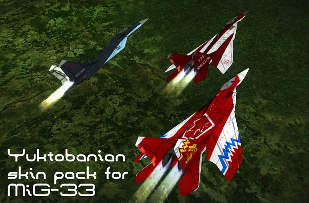 MiG-33 Yuktobanian skin pack