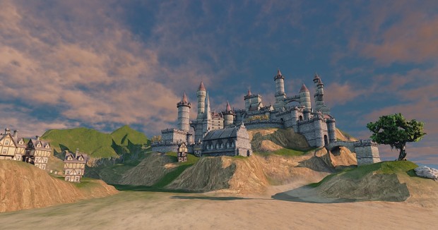Castle on the Mountain WIP