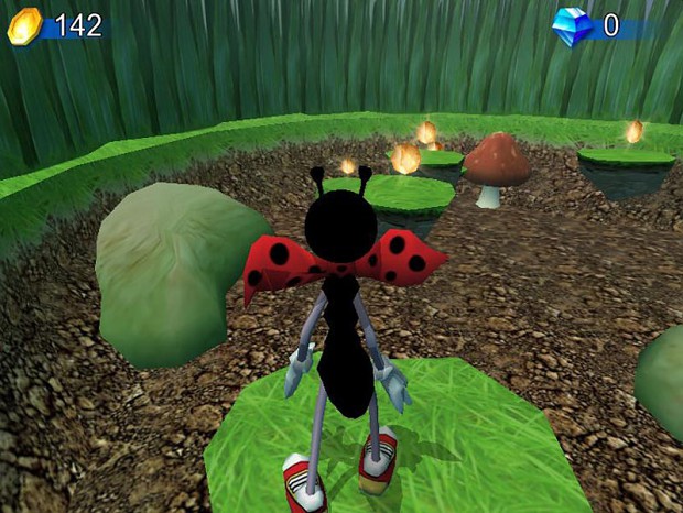 Sample screens of games based upon CPAL3D