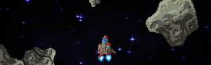 spaceship game - with just 100 lines of code