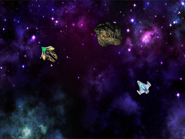 two players spaceship fighting game