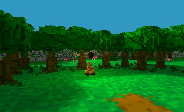 Forest with Ambient Occlusion Shading (First-Person)