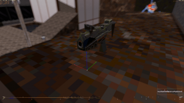 Quake 2 model test with depth of field effect