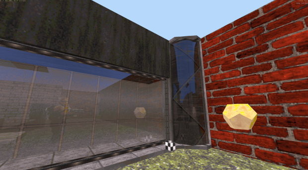 Auto-aligning rotated wall texture with curved reflections