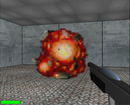 barrel explosion (doom textures for test only!)