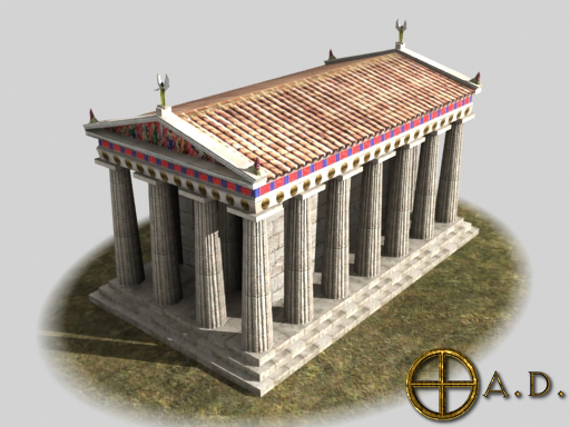 Greek Temple A Render