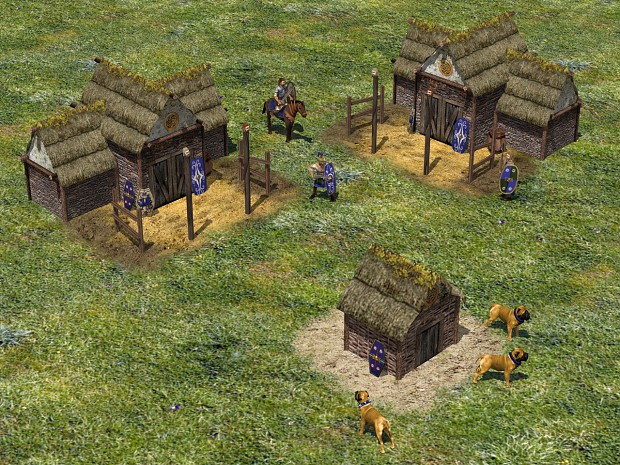 Additional Celtic buildings.