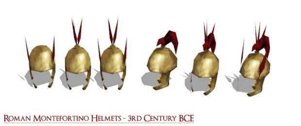 Roman Montefortino Helmets