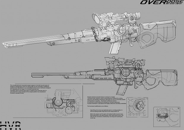 Marauder High Velocity Rifle Concept Art