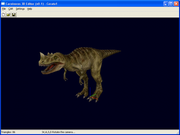 Carnivores 3D Editor 000