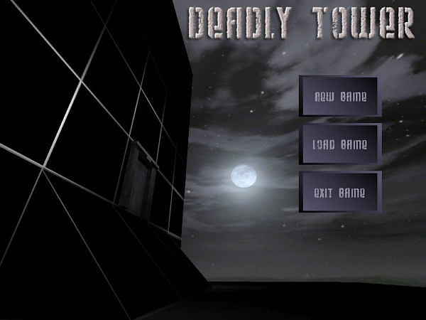 Deadly Tower main menu