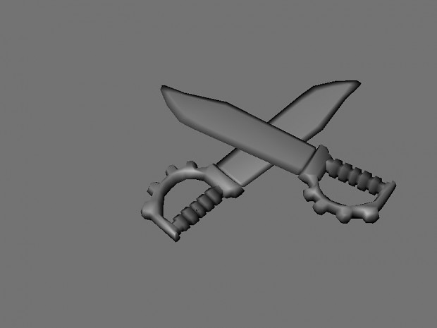 some weapon models!