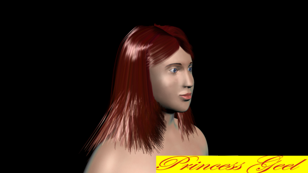 Princess Geel (Progress Update 9) -hair & face-