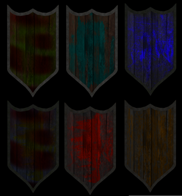 Shield - RC Set 01 - Texture examples