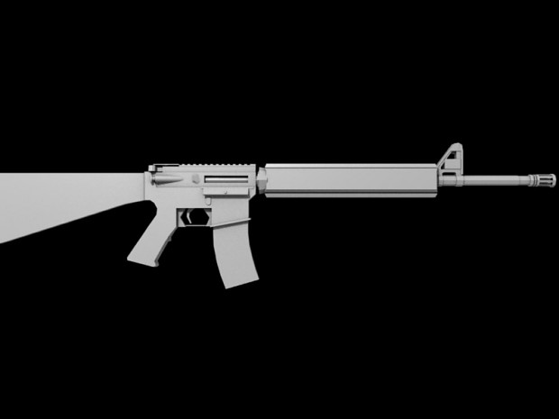 M16A4 with Rail System Guards