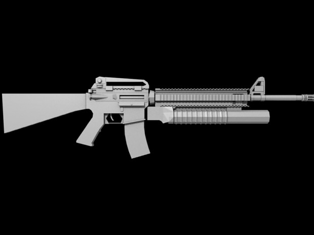 M16A4 with M203 Grenade Launcher -Updated-