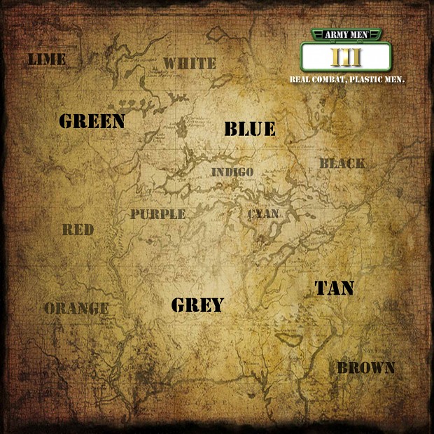 Army Men III Wallpaper - World Map