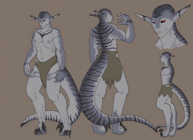 Male Raptor human