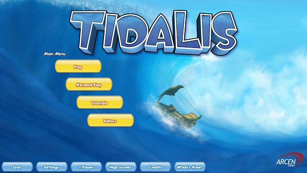 Tidalis Launch Screenshots