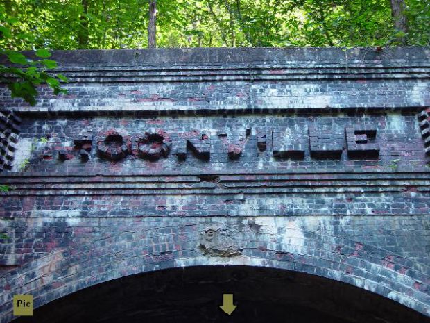 MoonVille Tunnel Sign