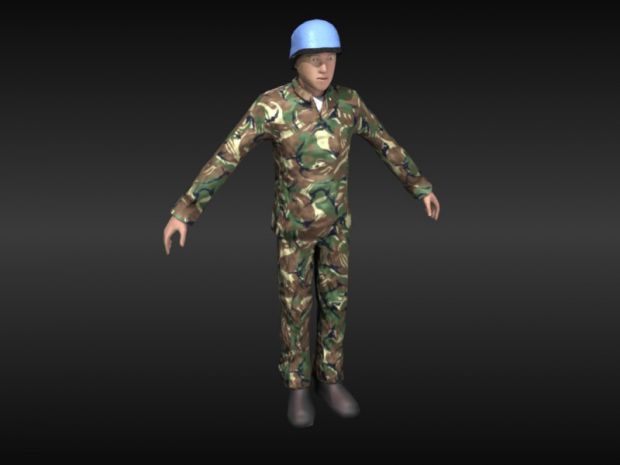 United Nations soldier