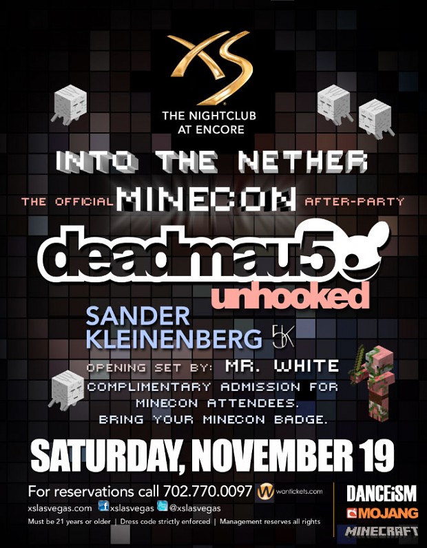 Into the Nether party with deadmau5
