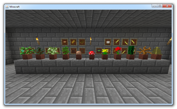 Flower Pots and Item Frames image - Minecraft - Indie DB
