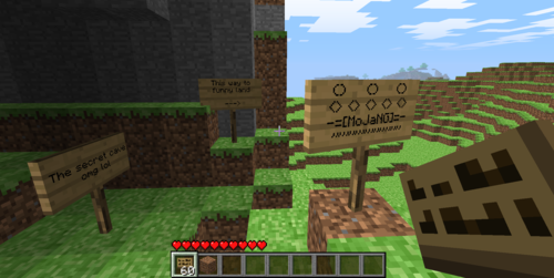 new feature: signposts!