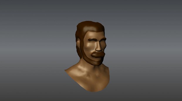 Man quickly textured