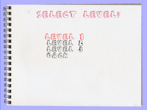 Level selection screen