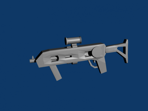 Rail gun model w/o texture v2