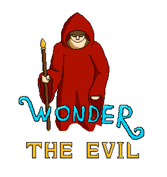 Wonder: The Evil. (Title pixel art)