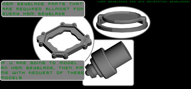 HSM Beyblade common parts