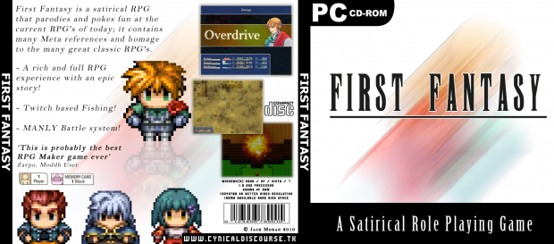 First Fantasy - A Satirical Game Cover