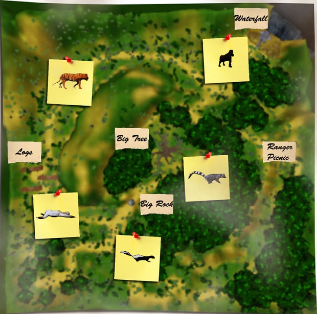 Noah's Jungle Level Map