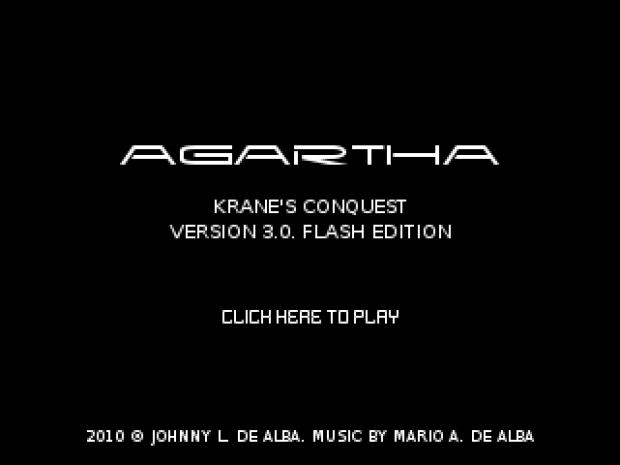 Agartha Flash Title Screen