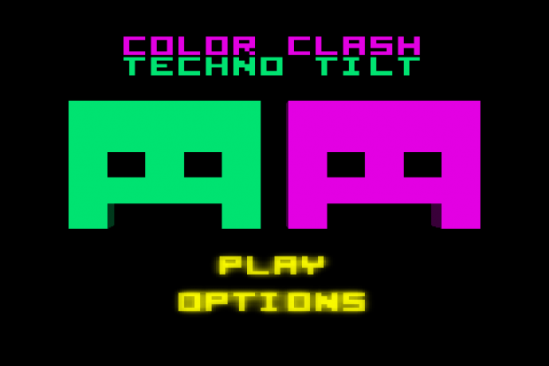 Screens from the iPhone version of Color Clash
