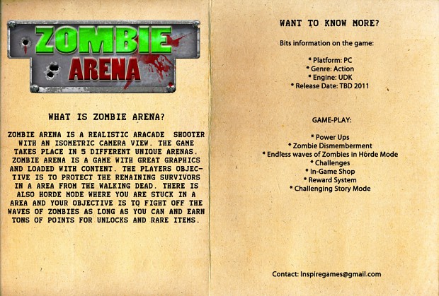 Zombie Arena Information