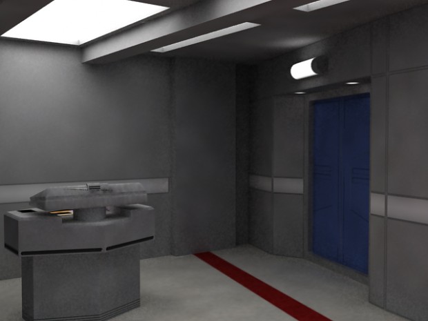 Defiant Transporter Room renders