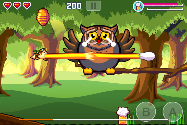 Flying Hamster HD screenshot on iPhone 4 image - Indie DB