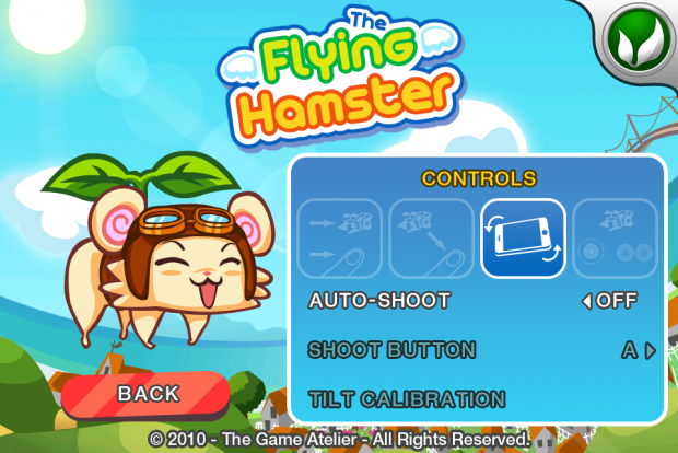 Flying Hamster HD screenshot on iPhone 4