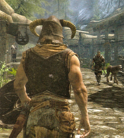 The first images of Skyrim.