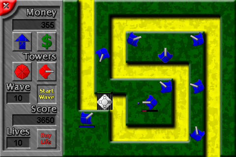 In game screenshot of Tower Guard 2