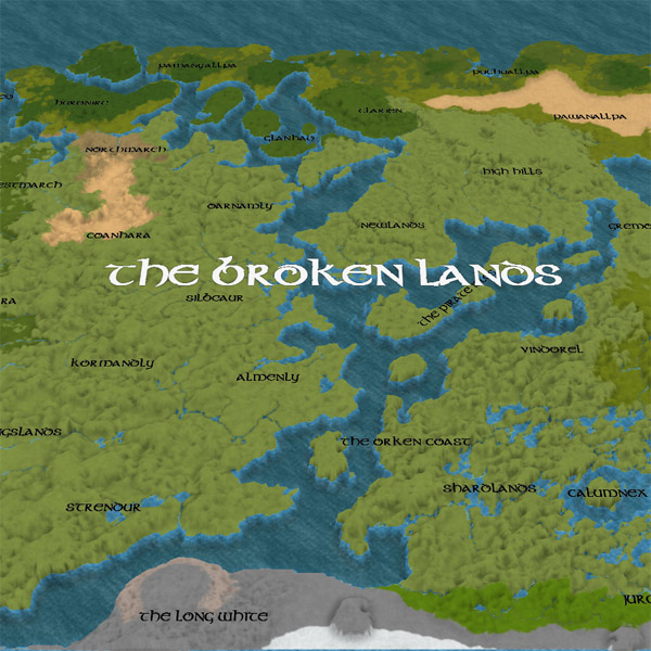 Broken Lands Map