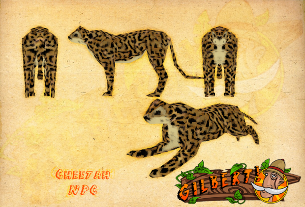 Cheetah Model Sheet