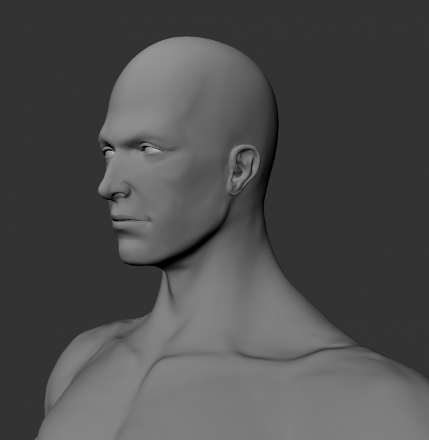 Human Male Head