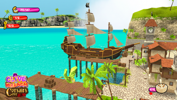 Corsair's Cove dock oveview