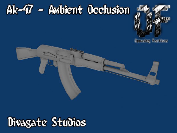 Ak-47 - Ambient Occlusion